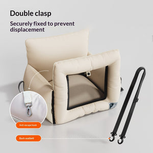Detachable Washable Pet Car Travel Carrier Seat
