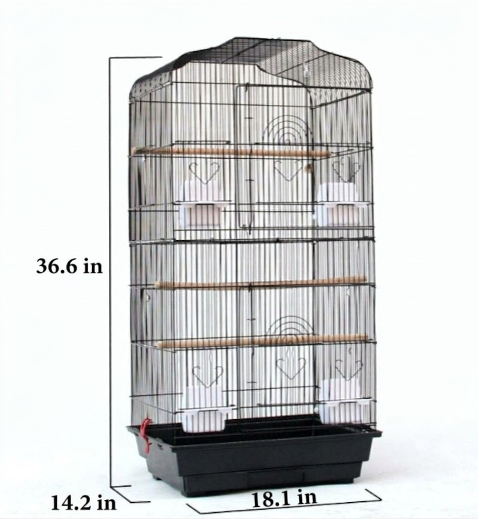 Portable Pet Display Wire Bird Parrot Cage