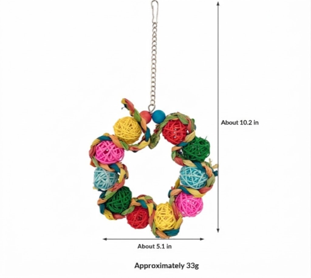 Personality Bird Cage Parrot Ring Decoration