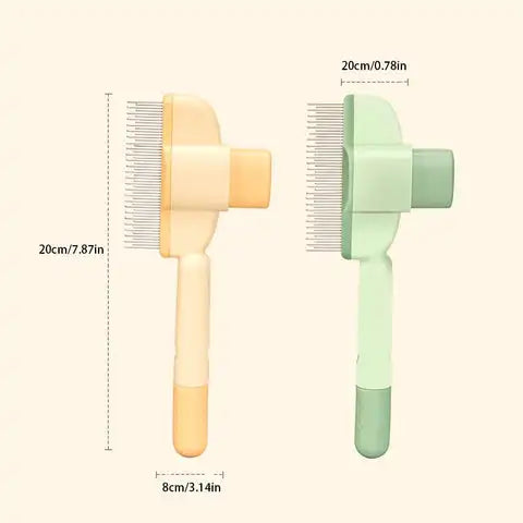 One-Click Pet Grooming Hair Removal Brush