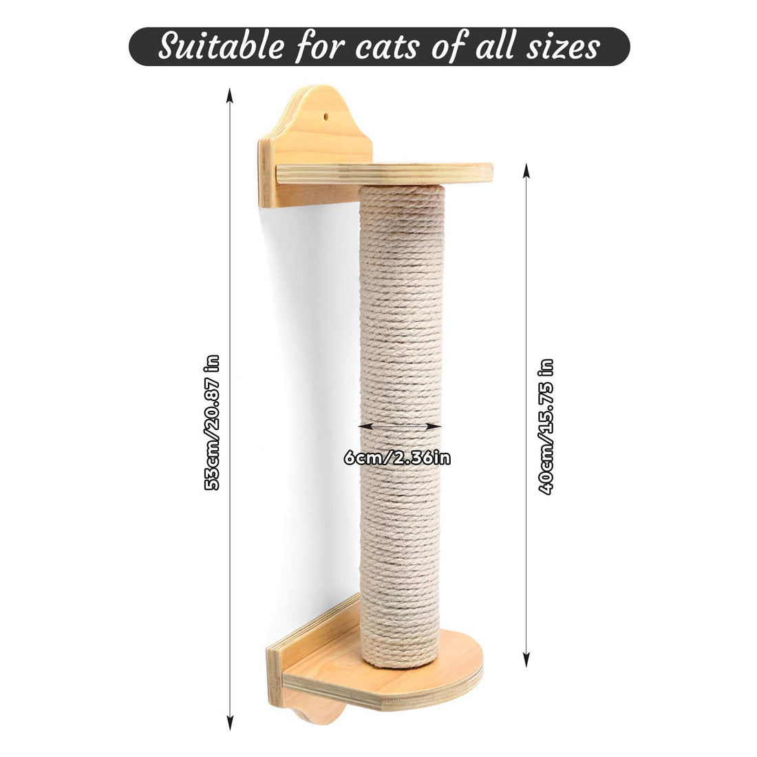 53cm Pet Scratching Climbing Column Toy