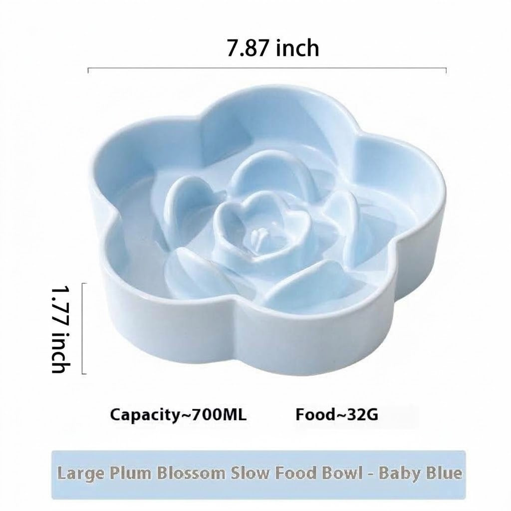 Ceramic Slow Feeding Bowl For Pets
