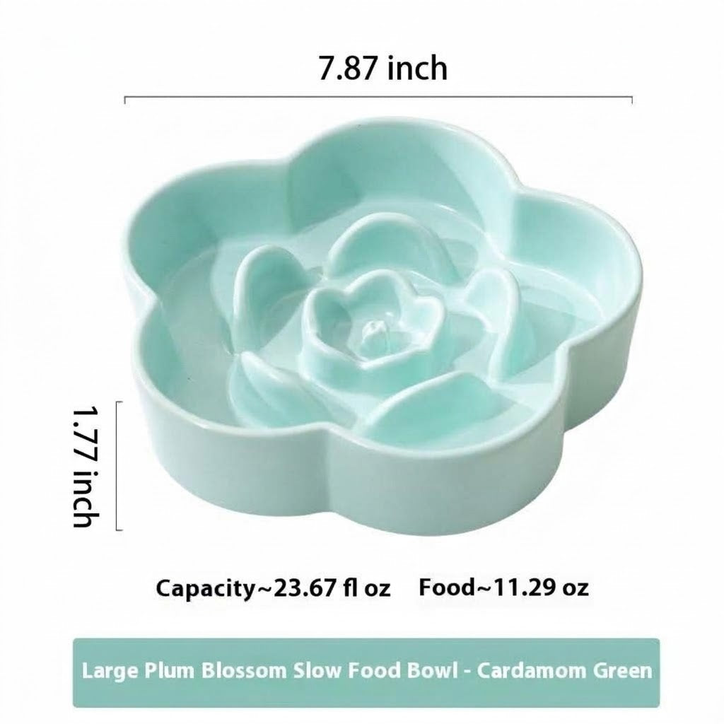 Ceramic Slow Feeding Bowl For Pets