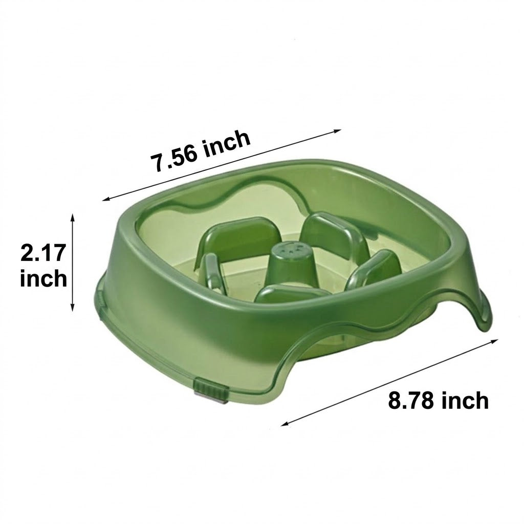 Slow-Feeding Anti-Choking Pet Food Bowl