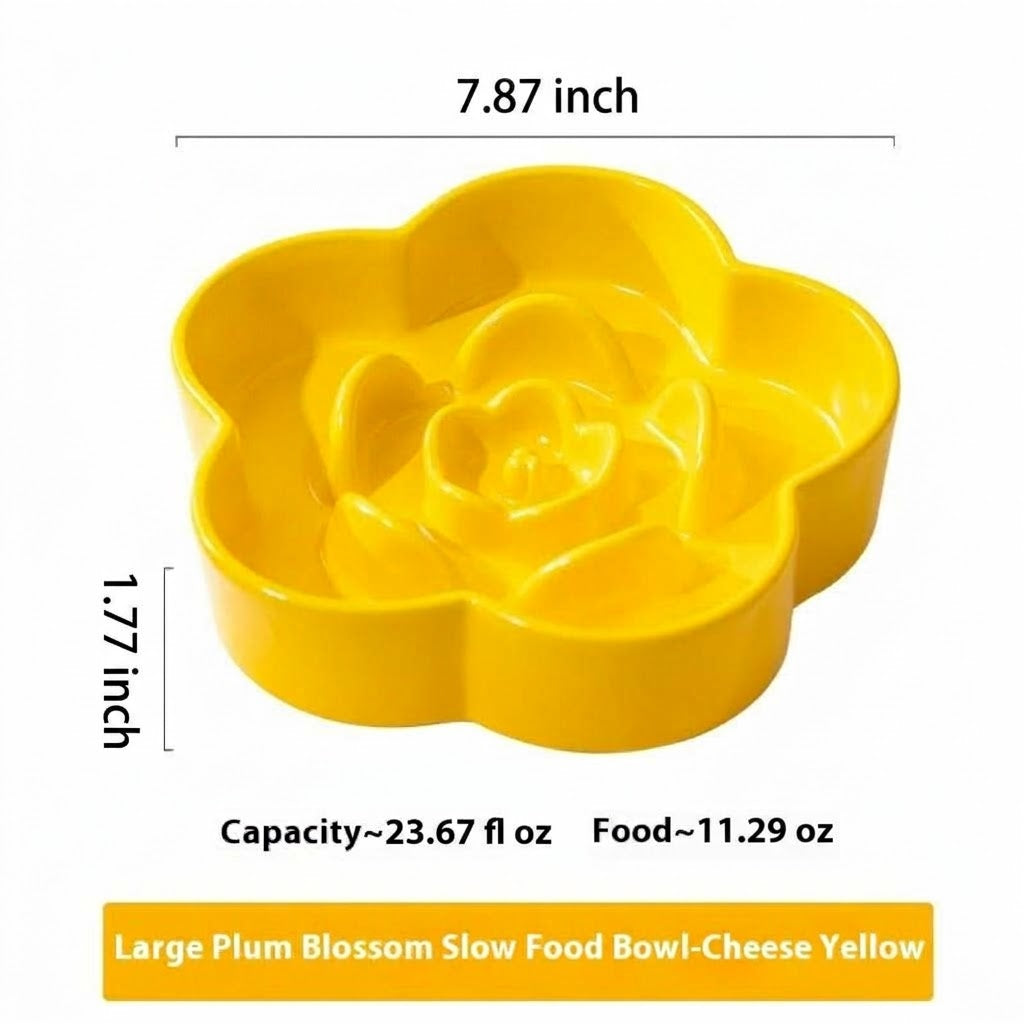Ceramic Slow Feeding Bowl For Pets