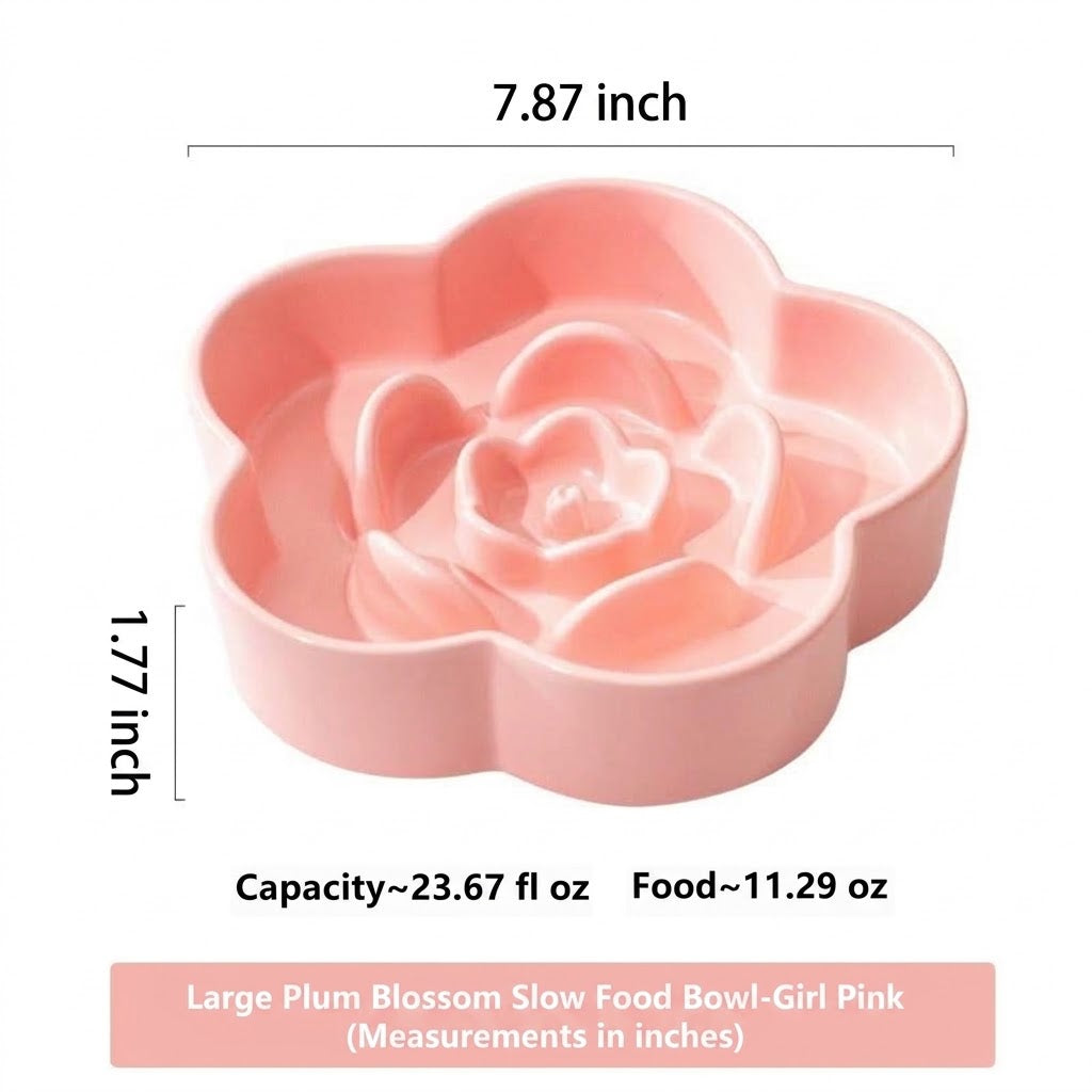 Ceramic Slow Feeding Bowl For Pets